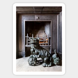 Astley Hall-Fire place Sticker